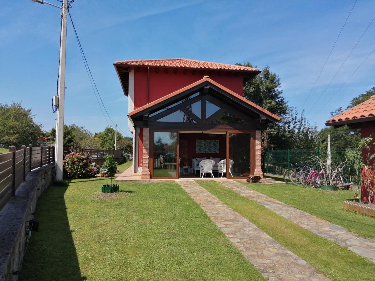 La Casa Roja Asturias Villa Hontoria Eksteriør billede