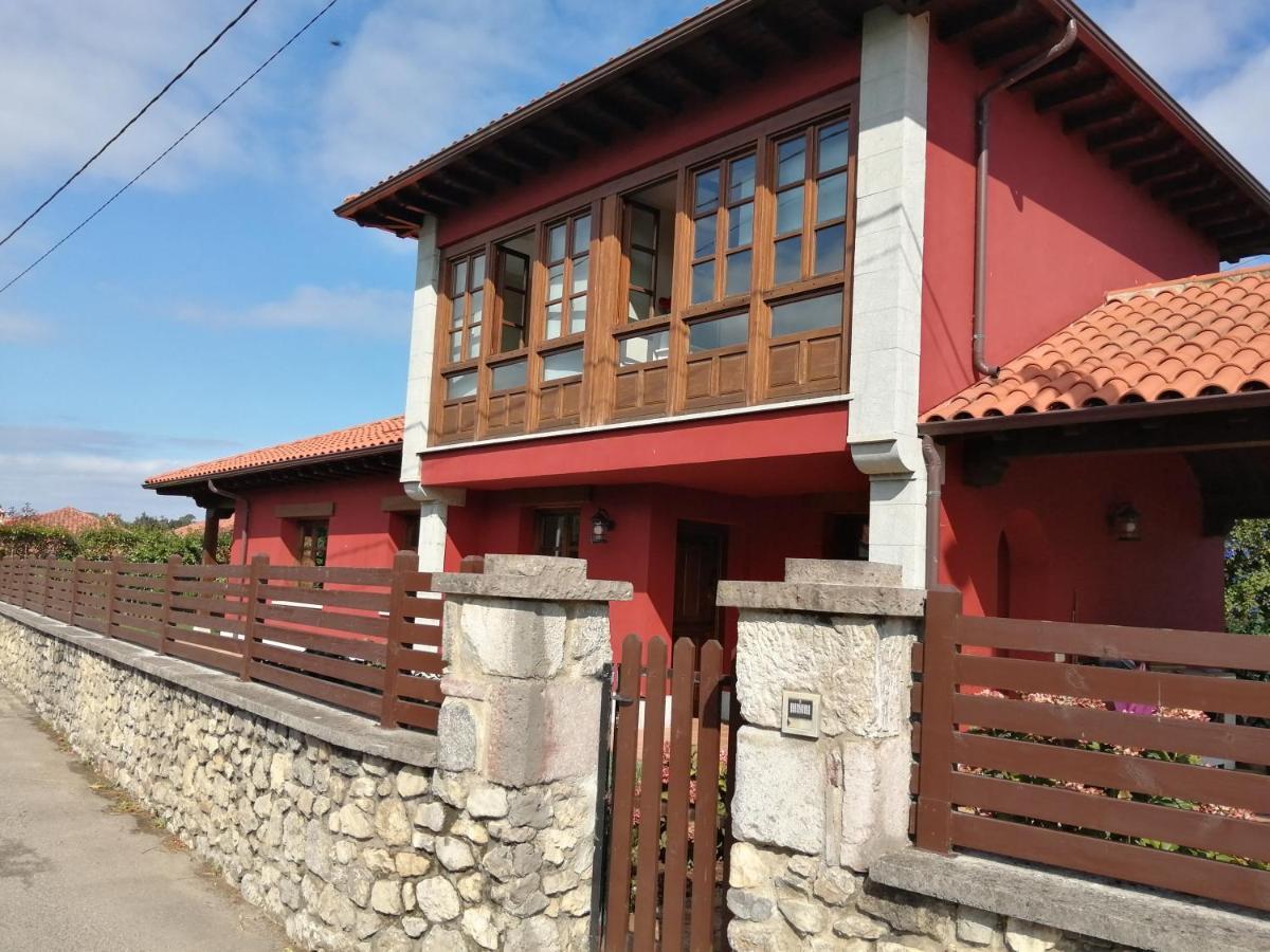 La Casa Roja Asturias Villa Hontoria Eksteriør billede